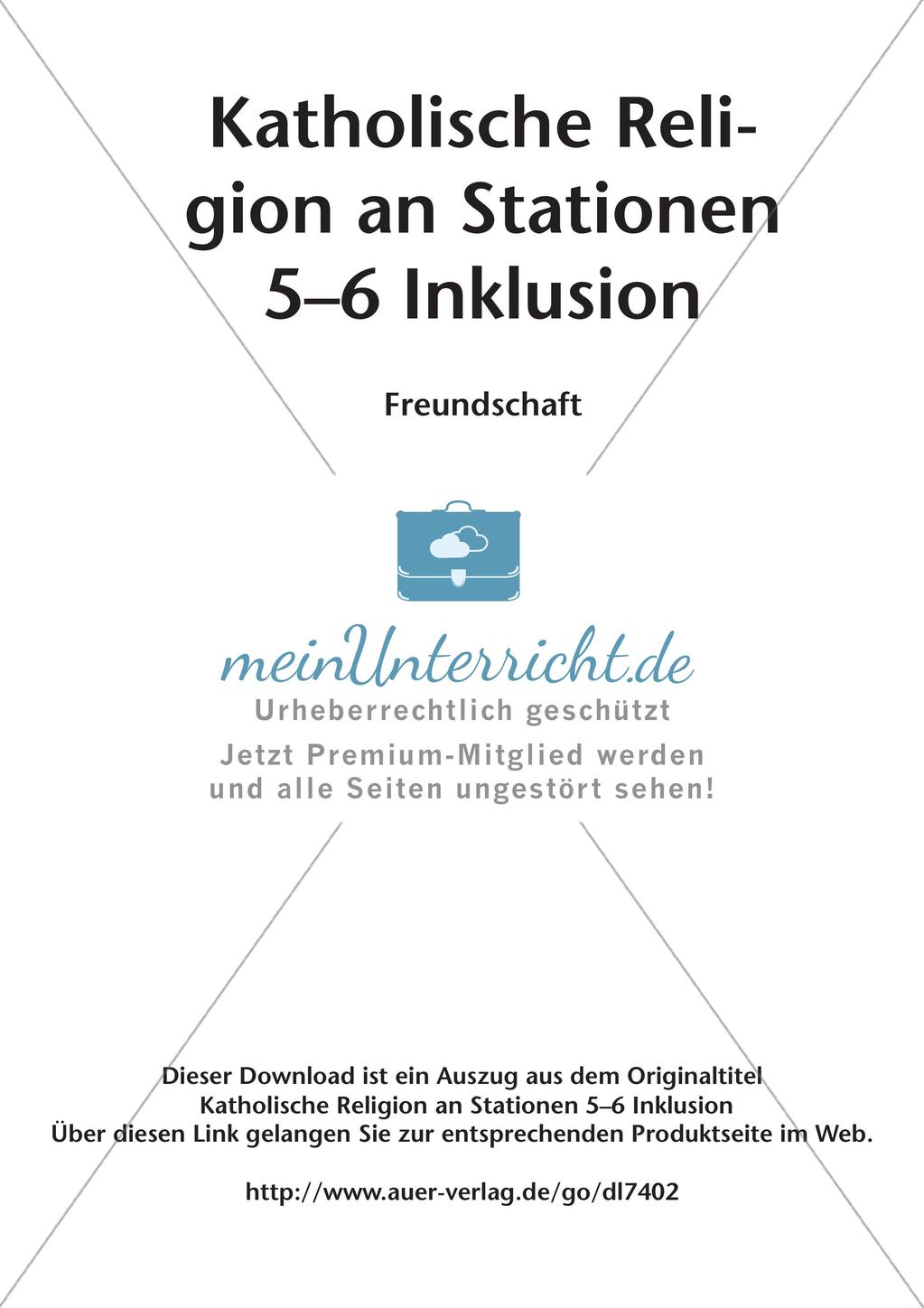 Stationenarbeit: Freundschaft Preview 2