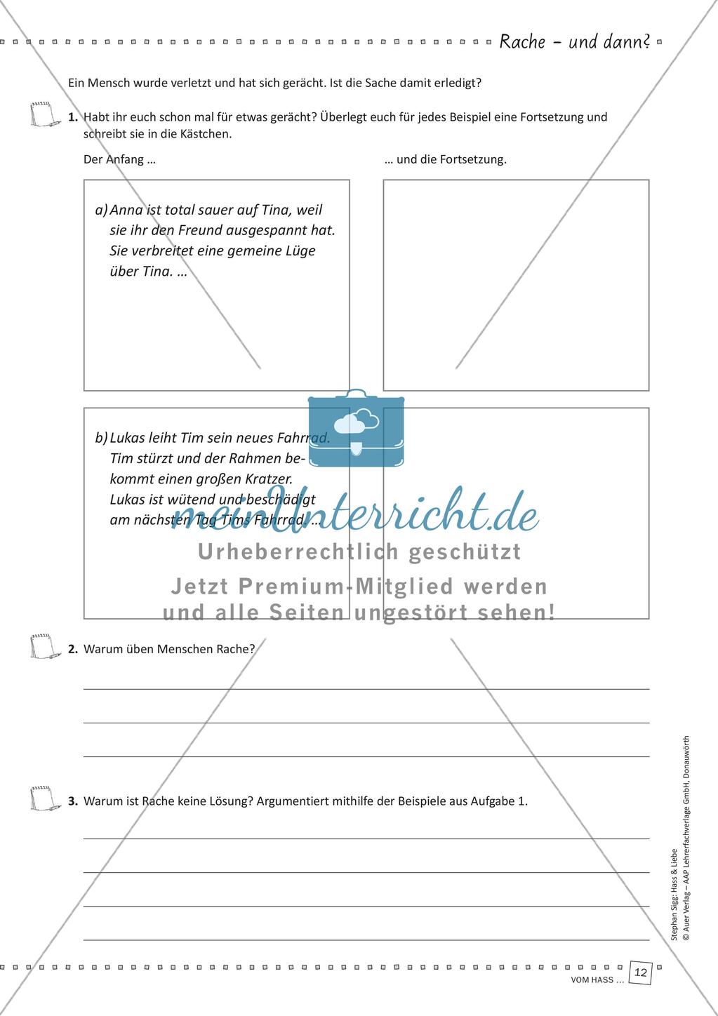 Unterrichtseinheit zu Hass & Liebe Preview 14