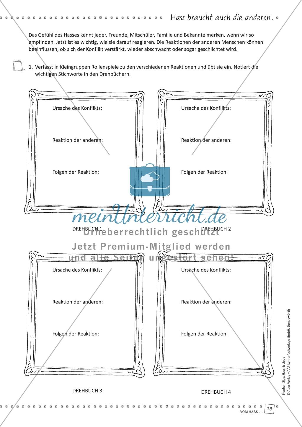 Unterrichtseinheit zu Hass & Liebe Preview 15