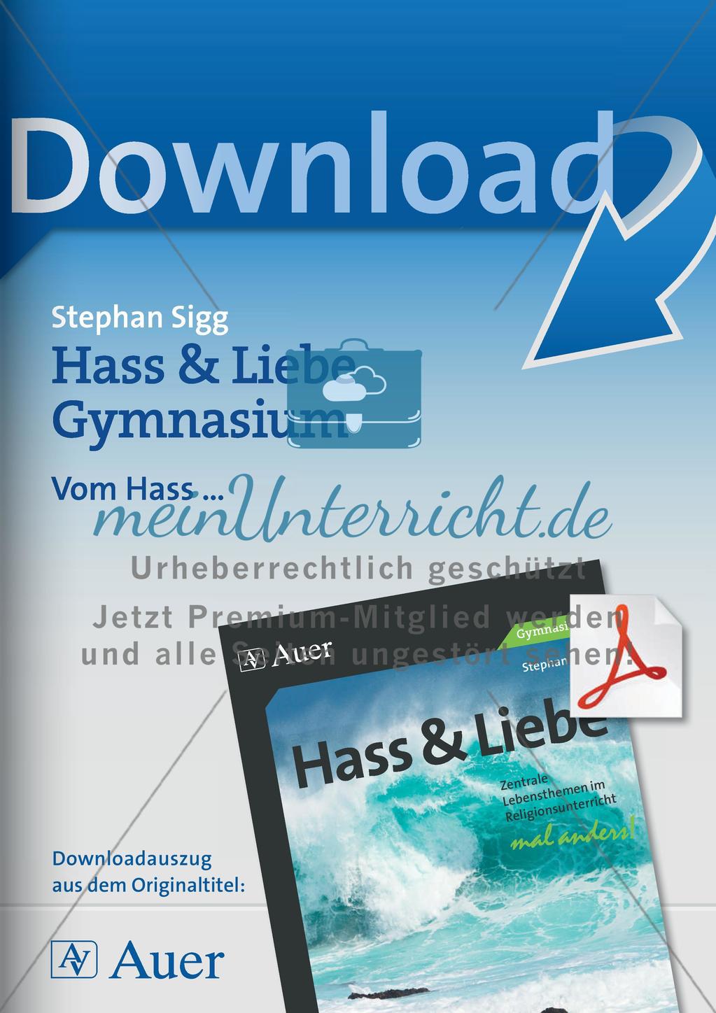 Hass und Liebe: Vom Hass Preview 1