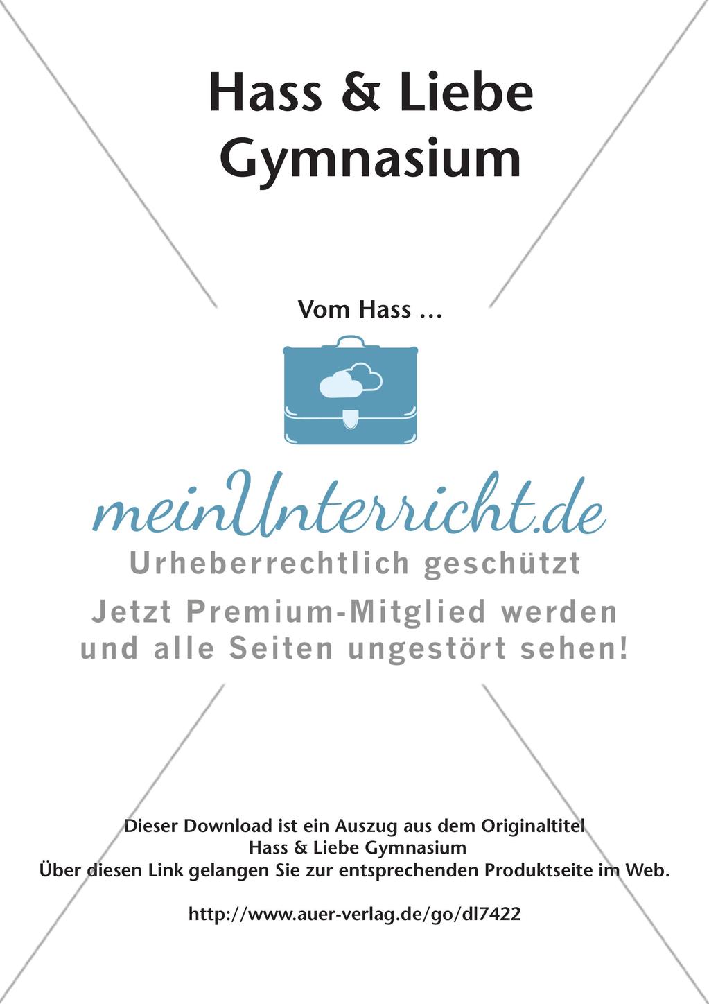 Hass und Liebe: Vom Hass Preview 2