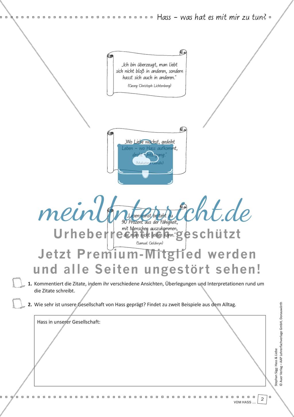 Hass und Liebe: Vom Hass Preview 4