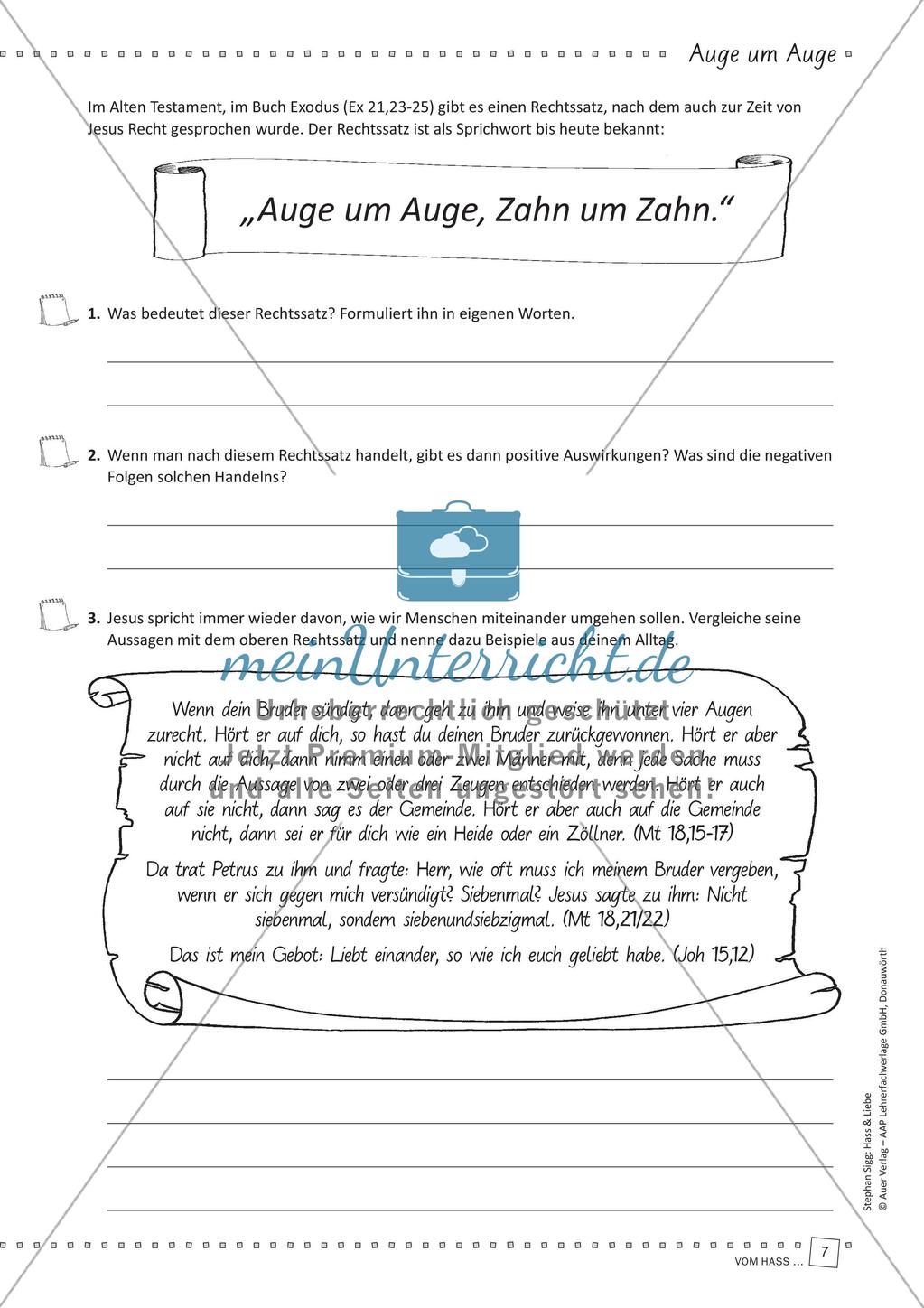 Unterrichtseinheit zu Hass & Liebe Preview 9