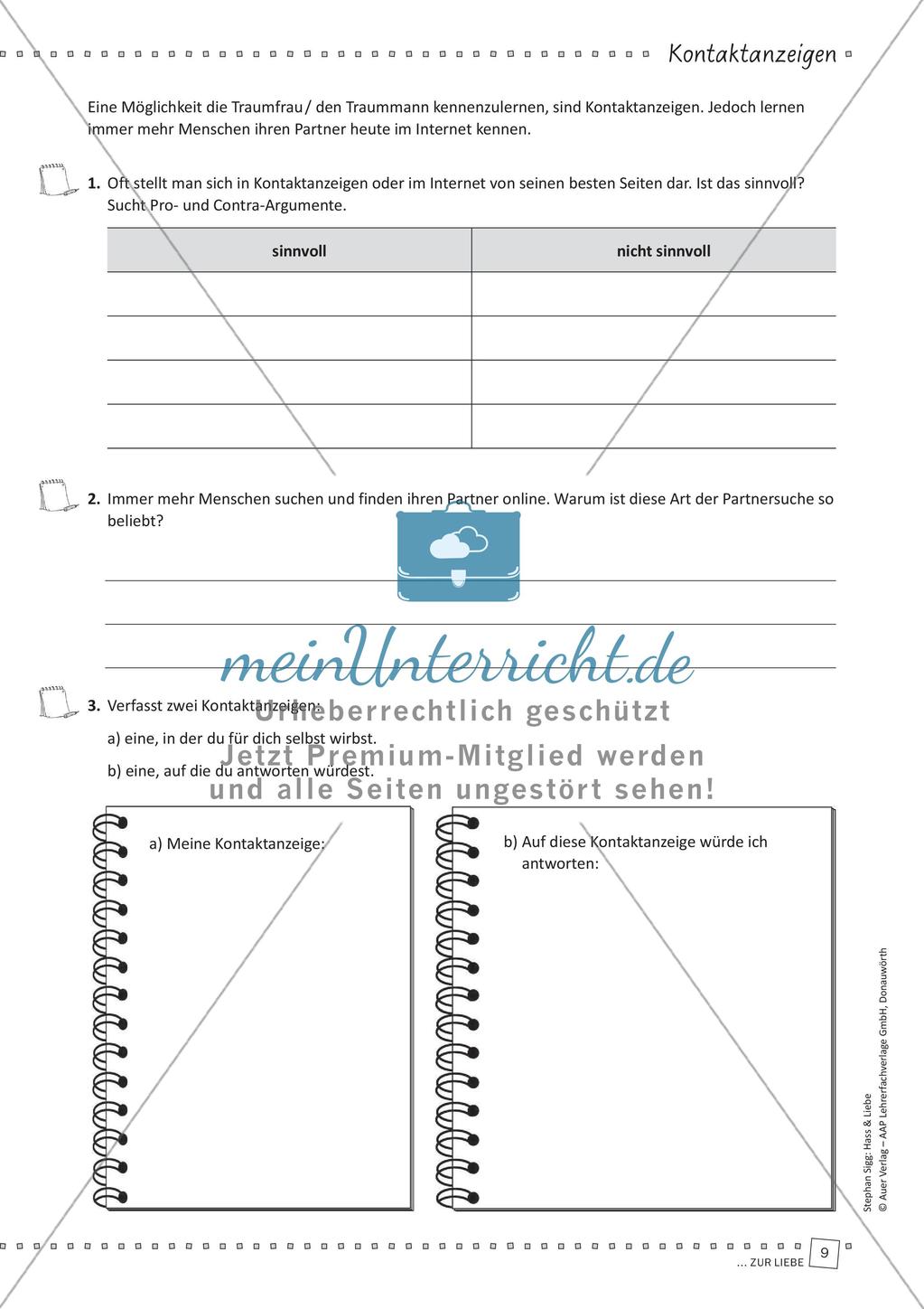 Unterrichtseinheit zu Hass & Liebe Preview 11