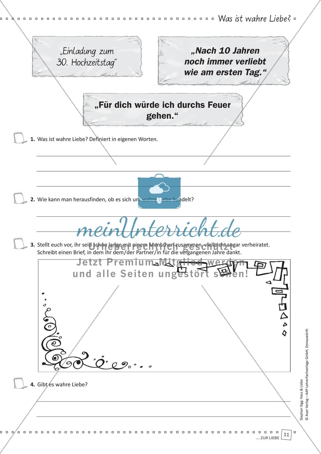 Unterrichtseinheit zu Hass & Liebe Preview 13