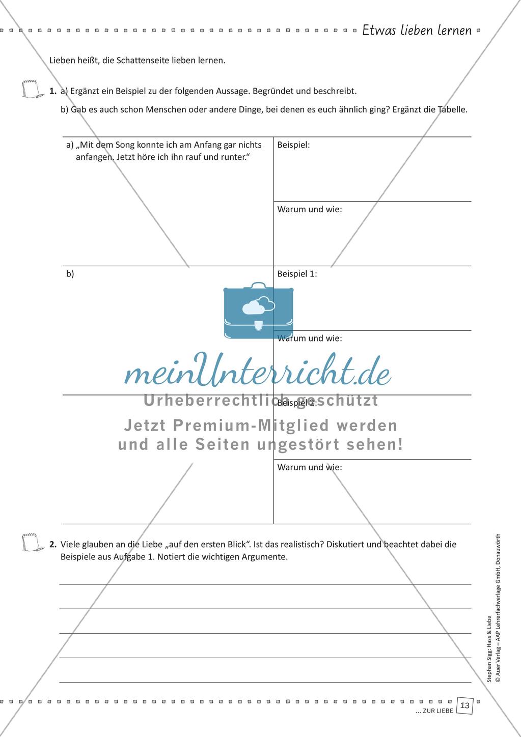 Unterrichtseinheit zu Hass & Liebe Preview 15