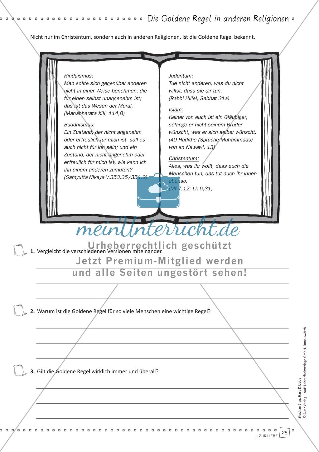 Unterrichtseinheit zu Hass & Liebe Preview 27