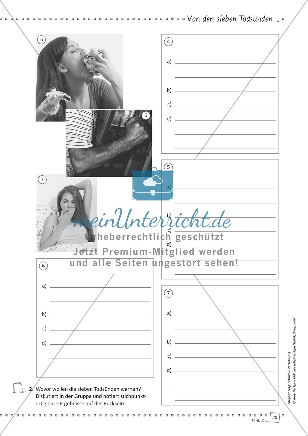Unterrichtseinheit: Schuld und Gewissen Preview 22