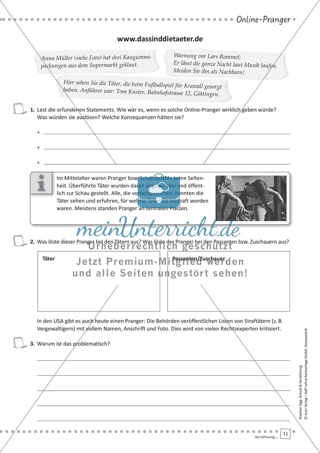 Unterrichtseinheit: Versöhnung Preview 13