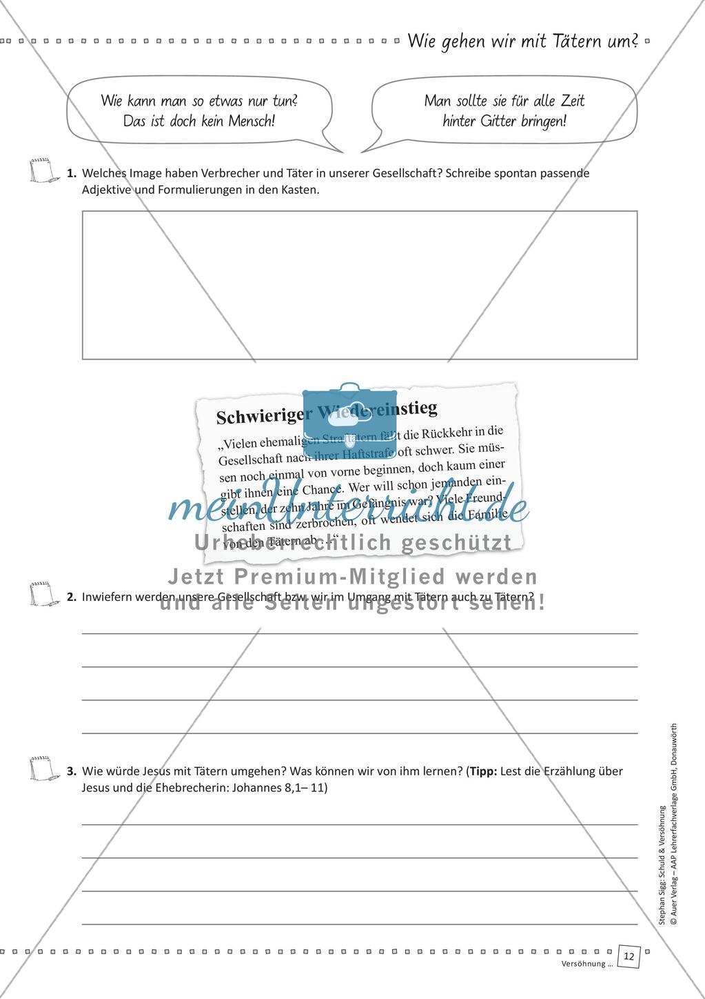 Unterrichtseinheit: Versöhnung Preview 14