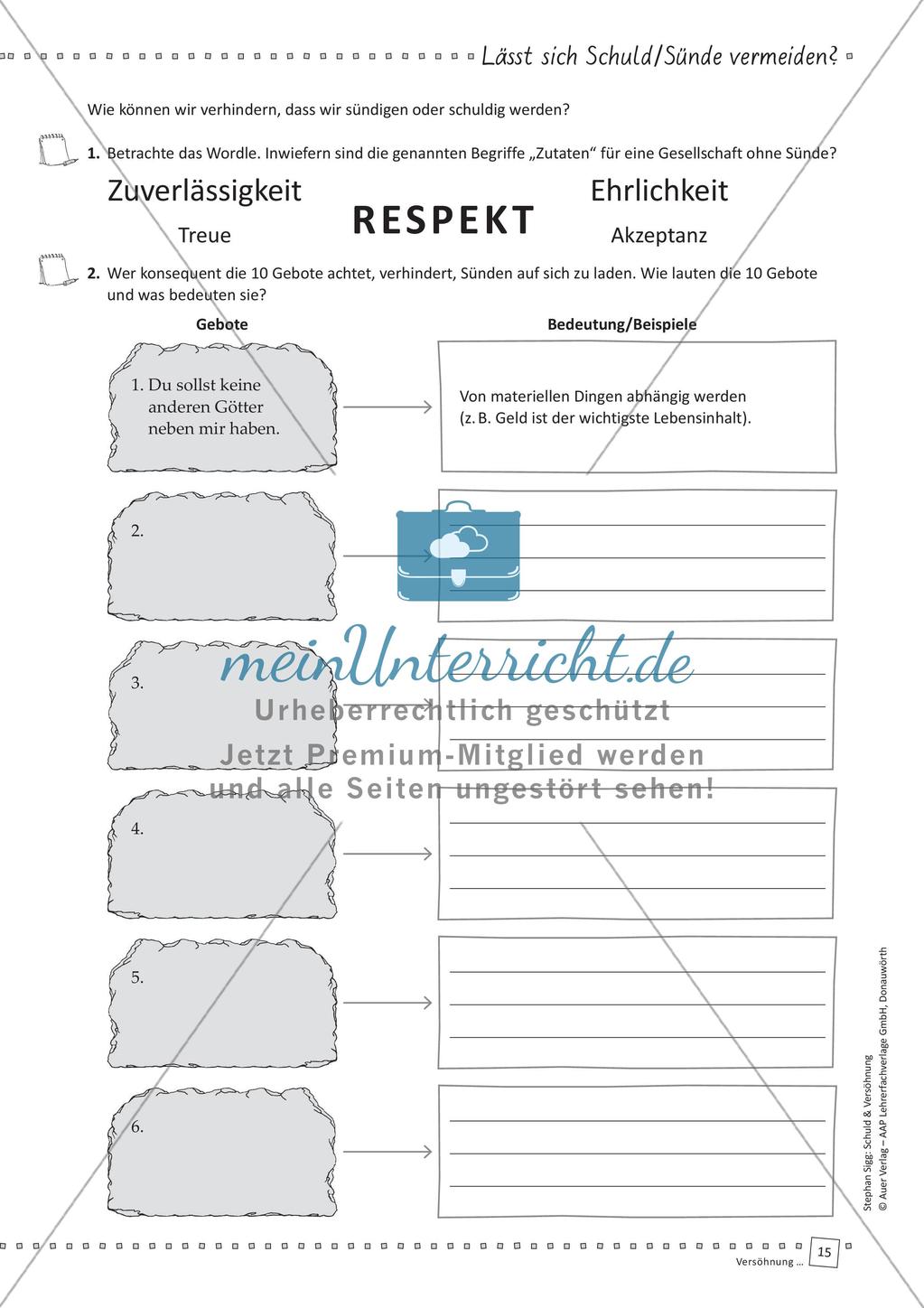 Unterrichtseinheit: Versöhnung Preview 17