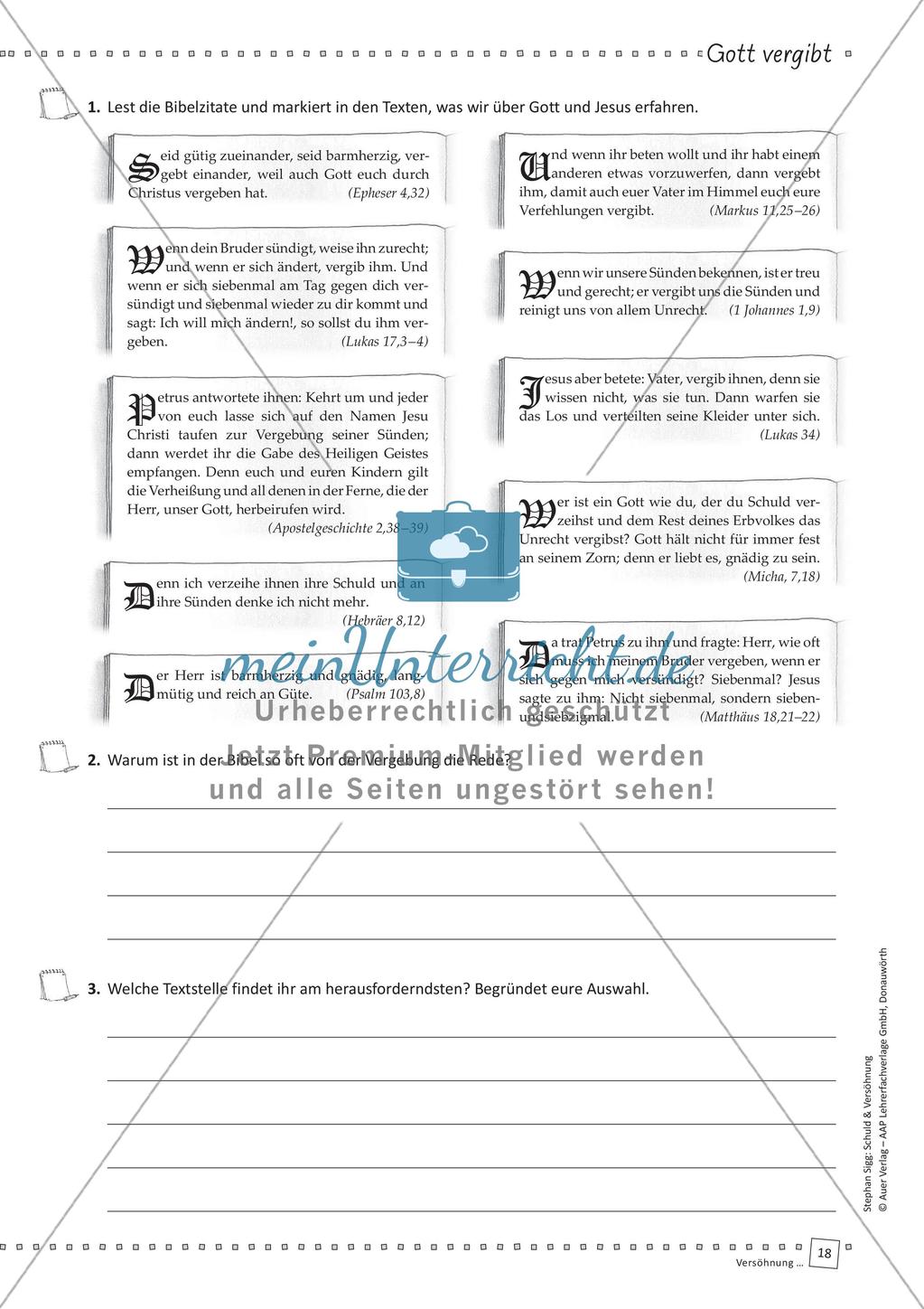 Unterrichtseinheit: Versöhnung Preview 20