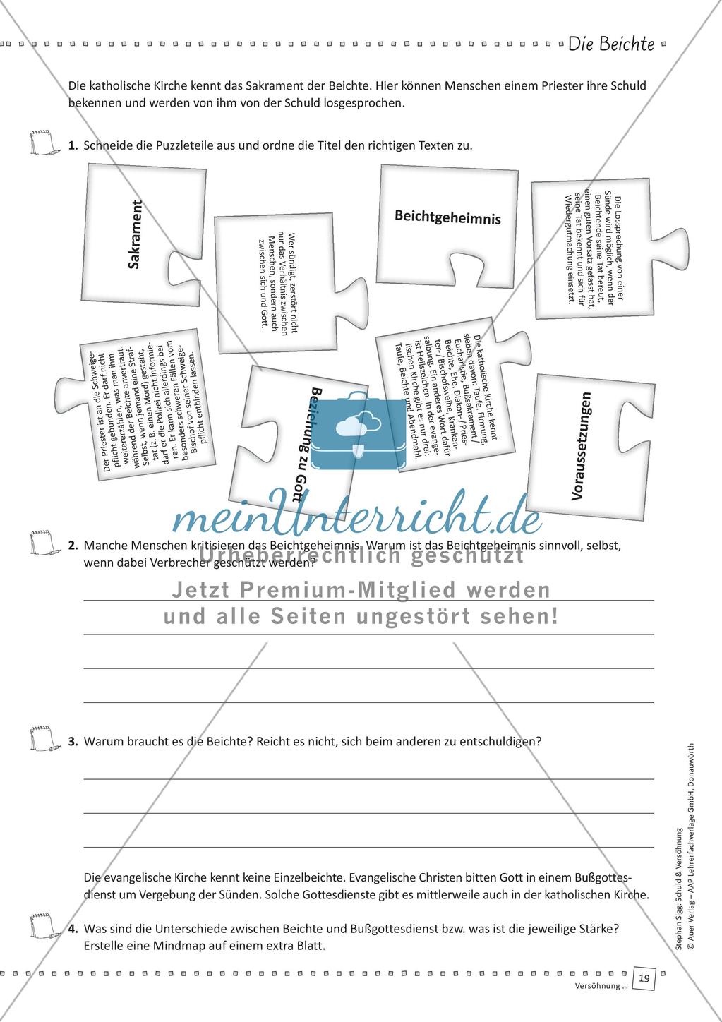 Unterrichtseinheit: Versöhnung Preview 21