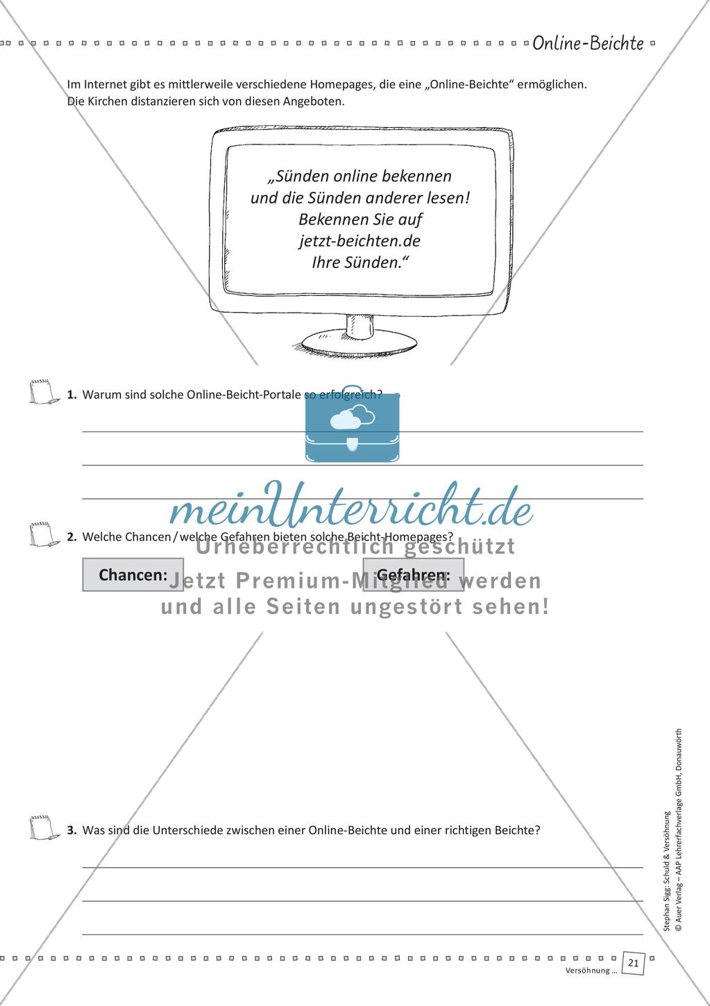 Unterrichtseinheit: Versöhnung Preview 23