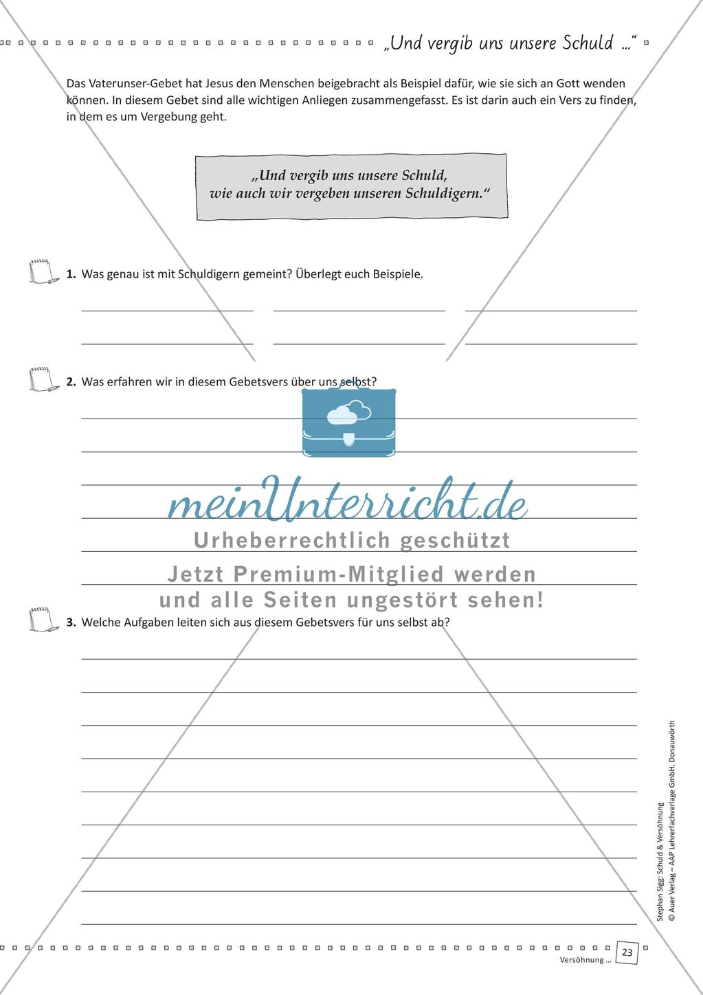 Unterrichtseinheit: Versöhnung Preview 25