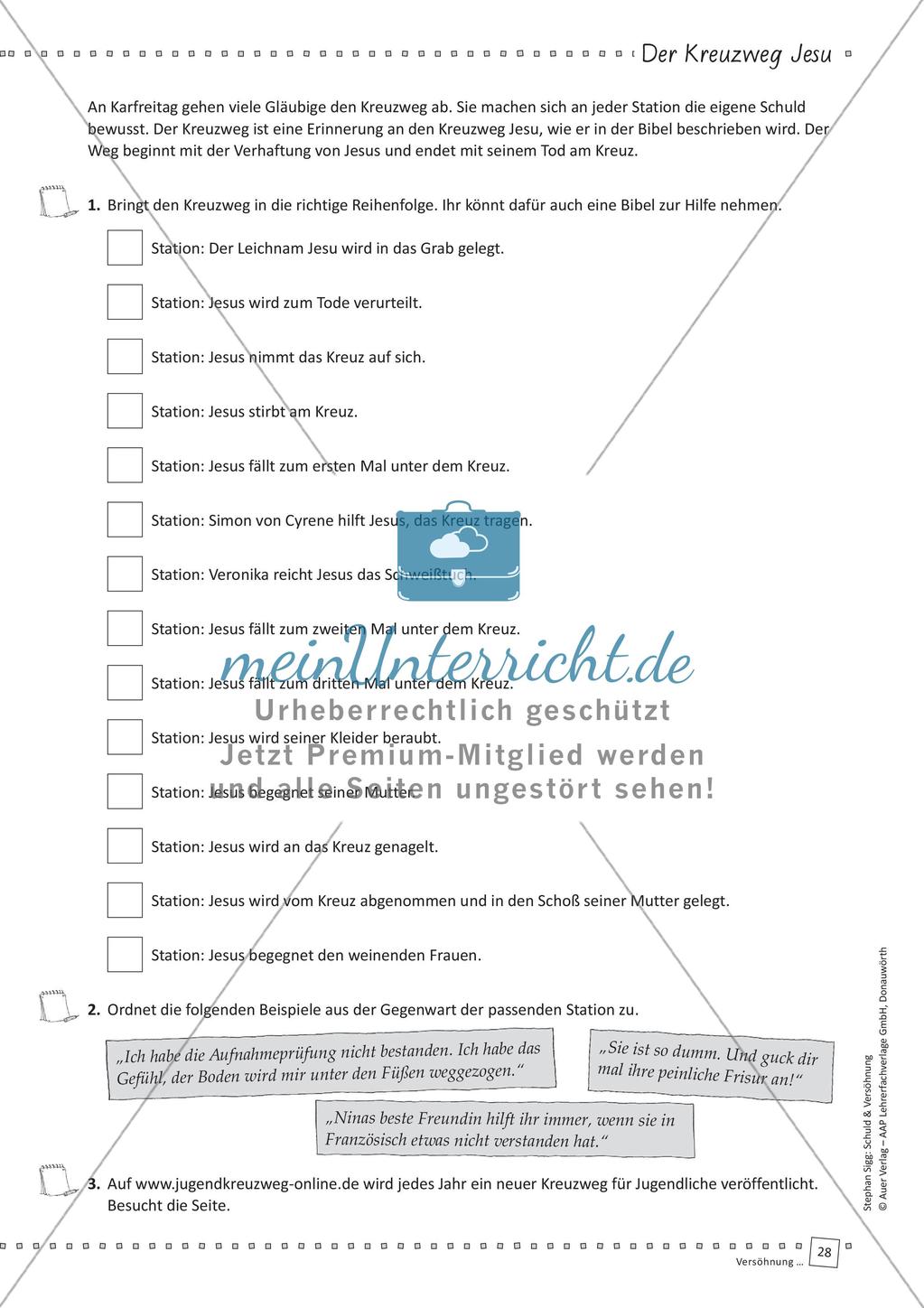 Unterrichtseinheit: Versöhnung Preview 30