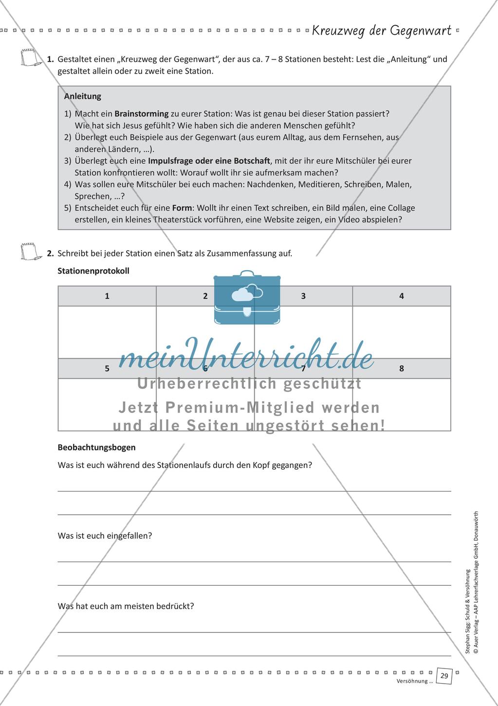 Unterrichtseinheit: Versöhnung Preview 31