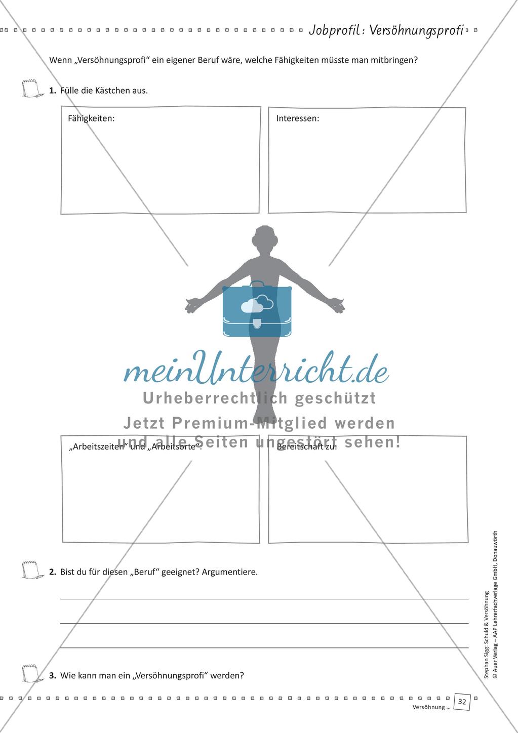 Unterrichtseinheit: Versöhnung Preview 34