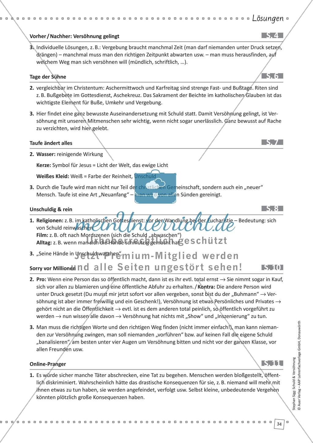 Unterrichtseinheit: Versöhnung Preview 36