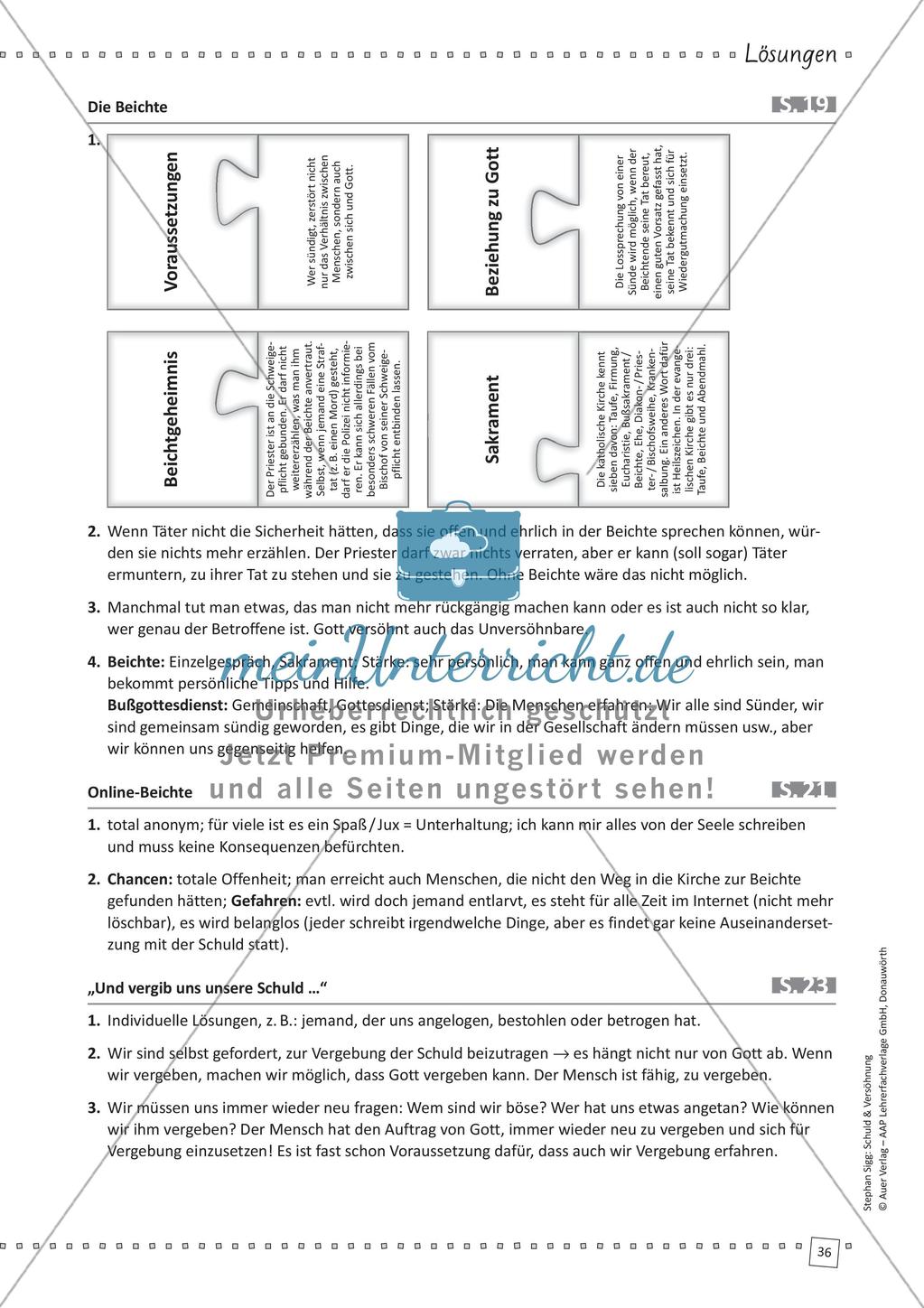 Unterrichtseinheit: Versöhnung Preview 38