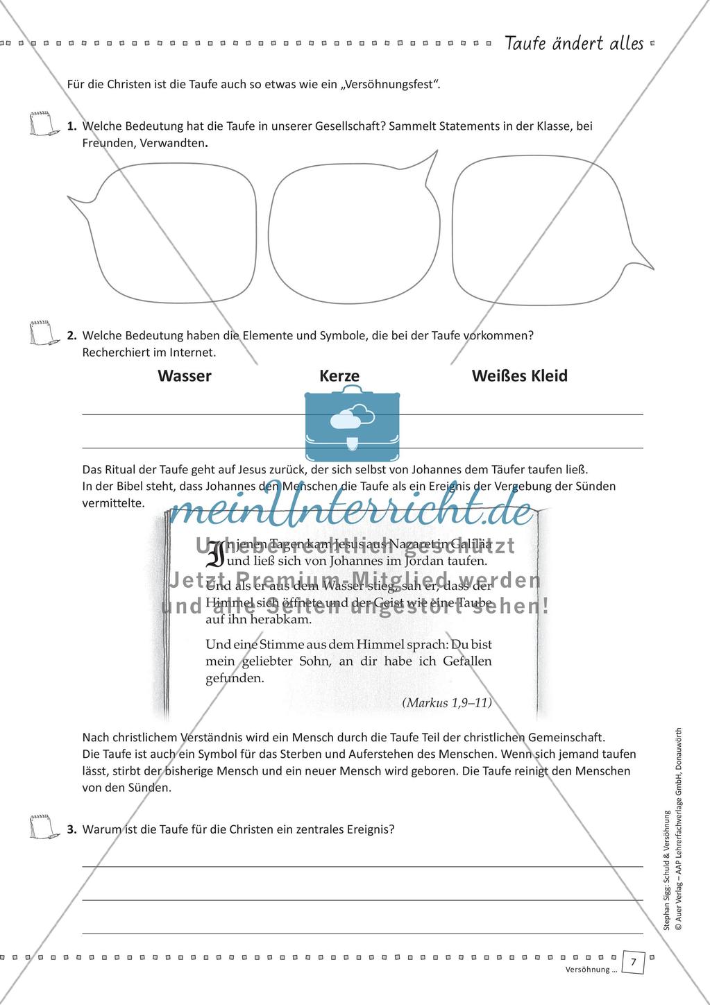 Unterrichtseinheit: Versöhnung Preview 9