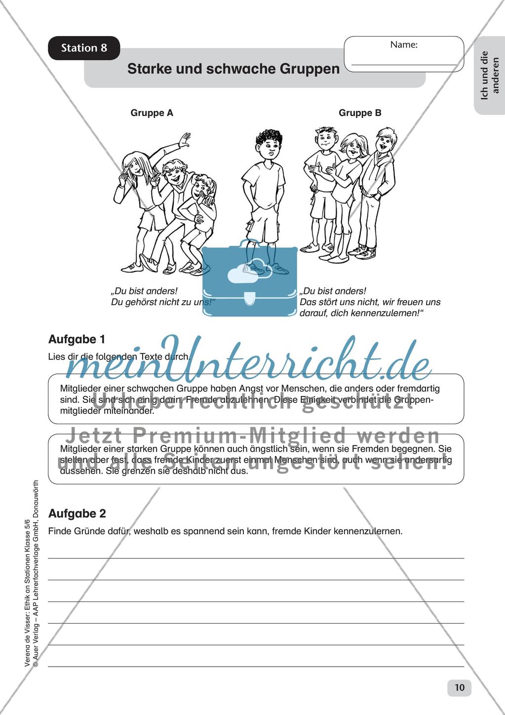 Stationenarbeit: Ich und andere Preview 12