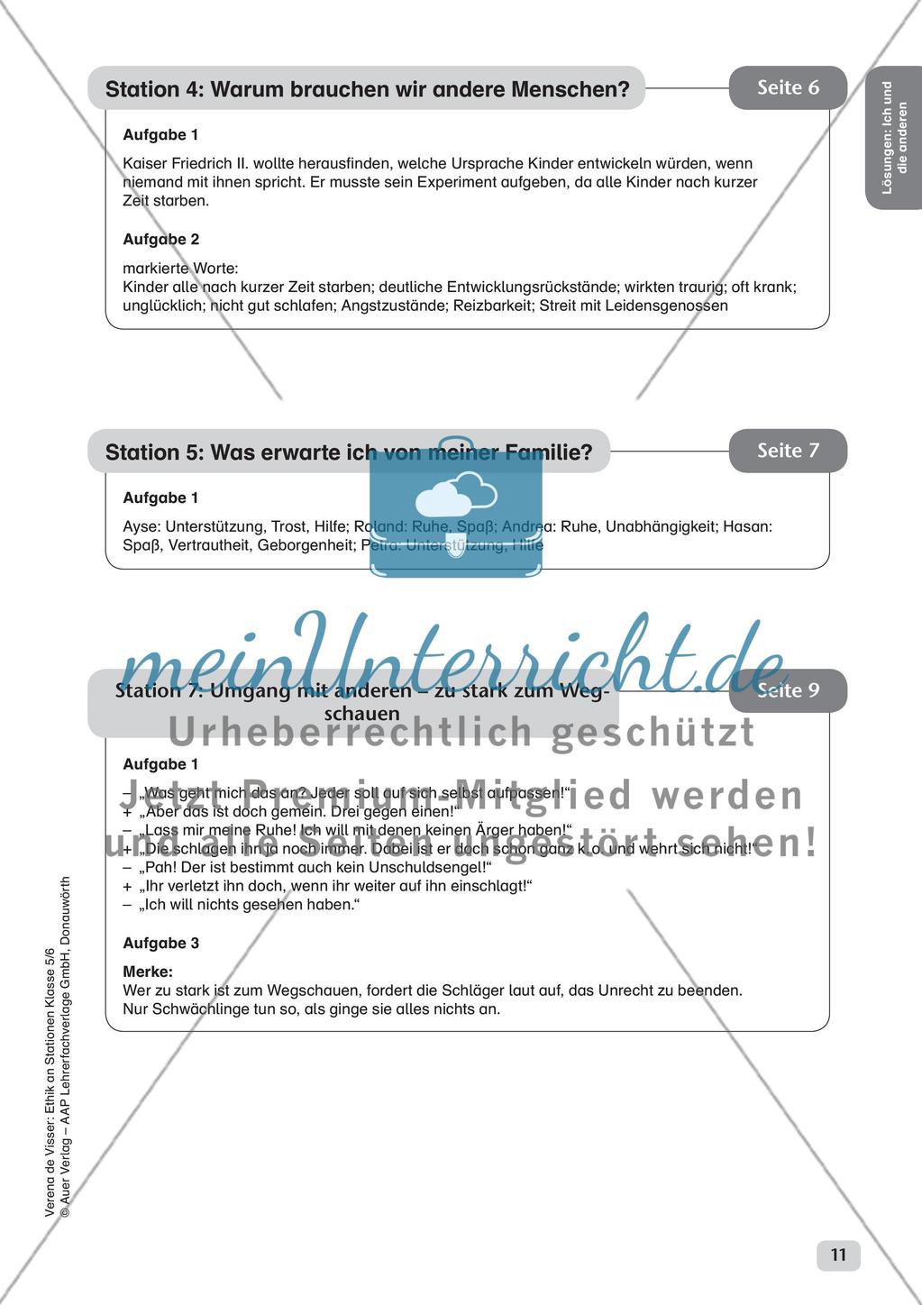 Stationenarbeit: Ich und andere Preview 13