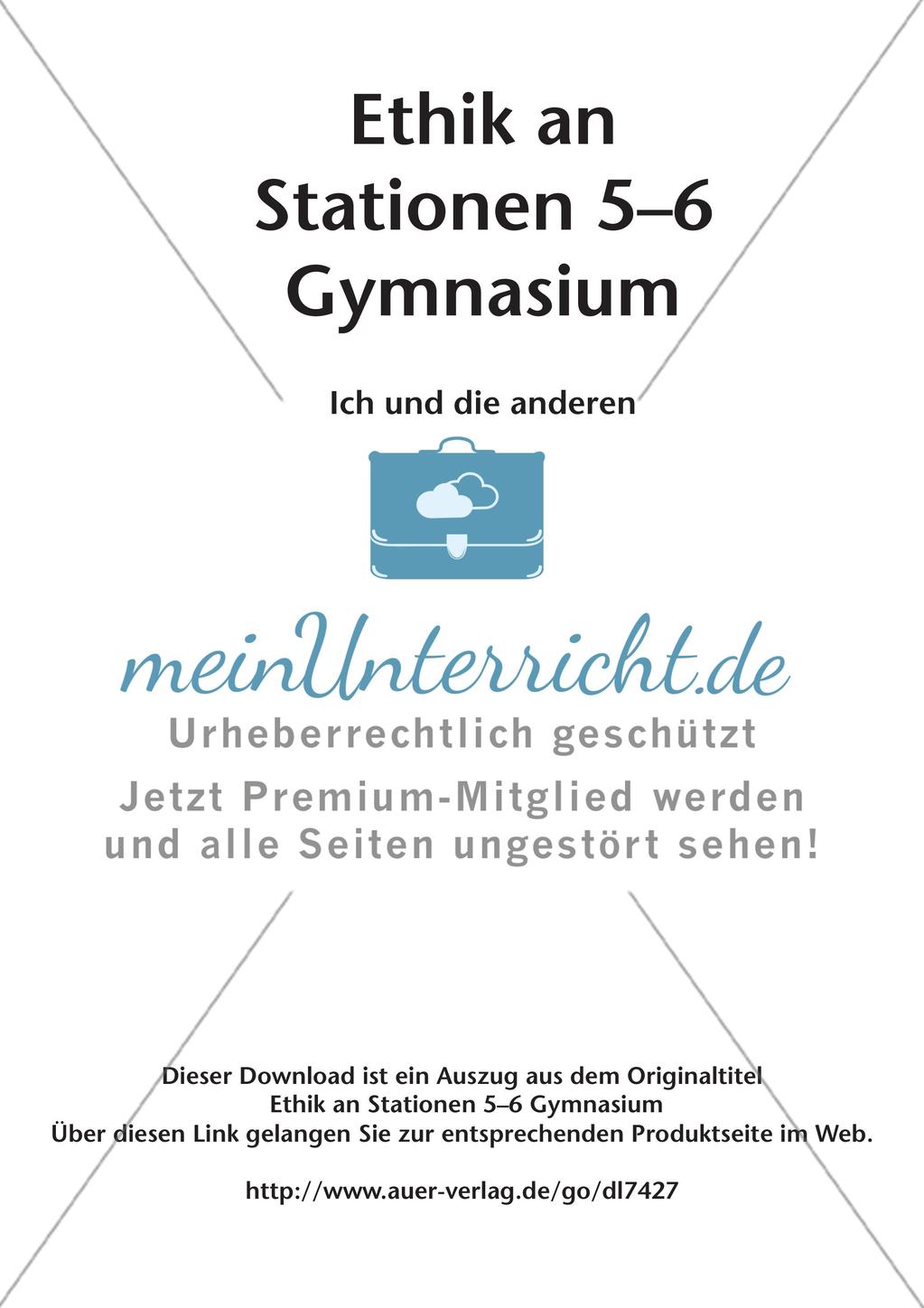 Stationenarbeit: Ich und andere Preview 2