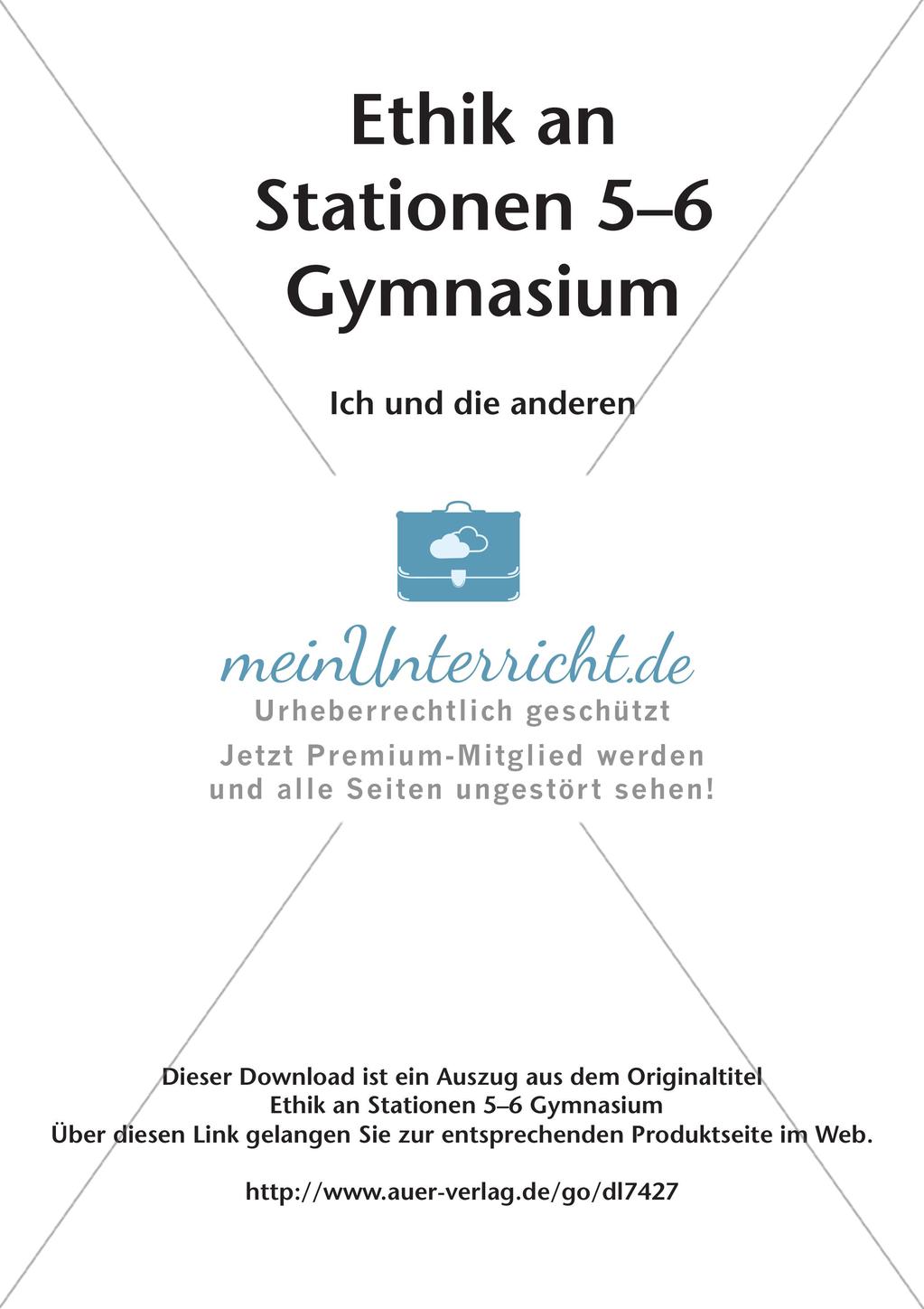 Stationenarbeit: Ich und andere Preview 2