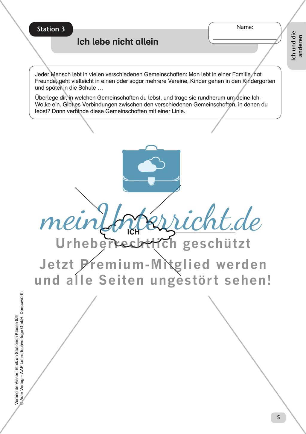 Stationenarbeit: Ich und andere Preview 7