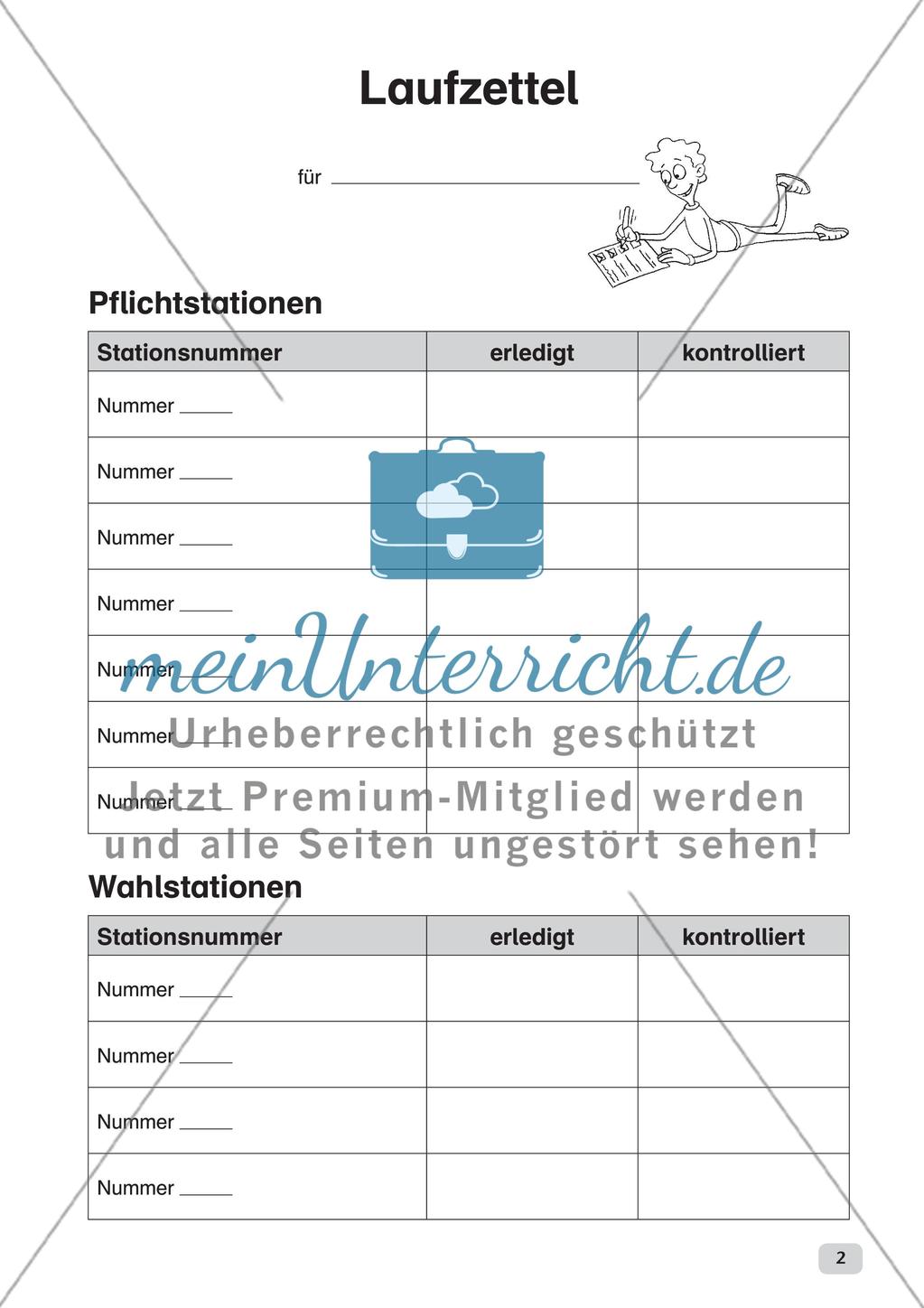 Stationenarbeit: Freundschaft Preview 4