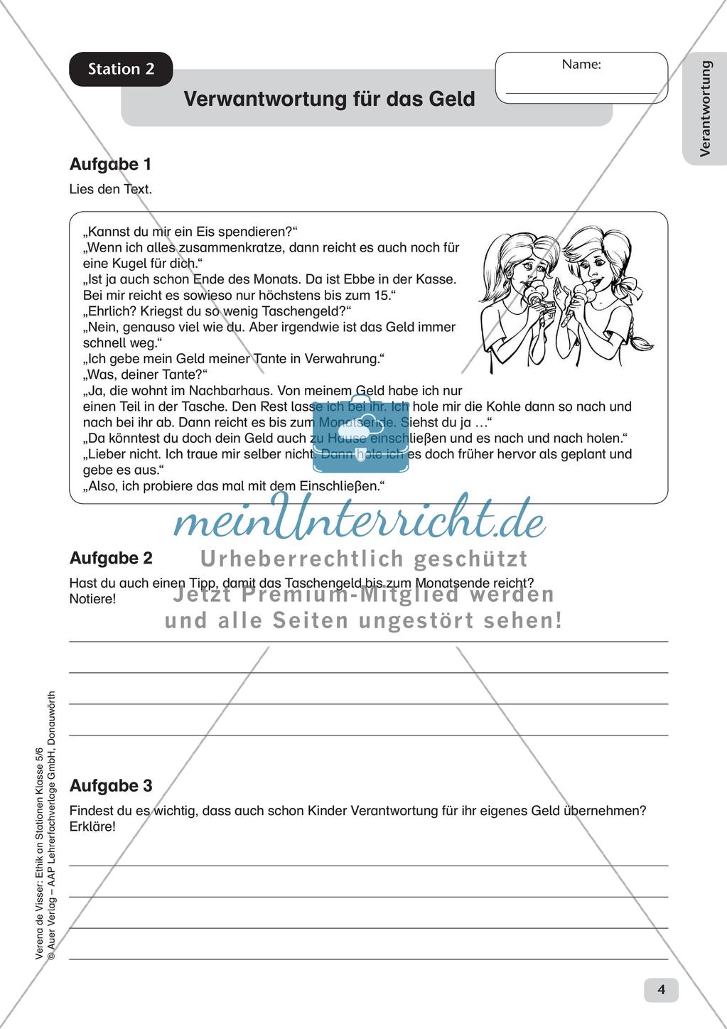Stationenarbeit: Formen von Verantwortung Preview 6
