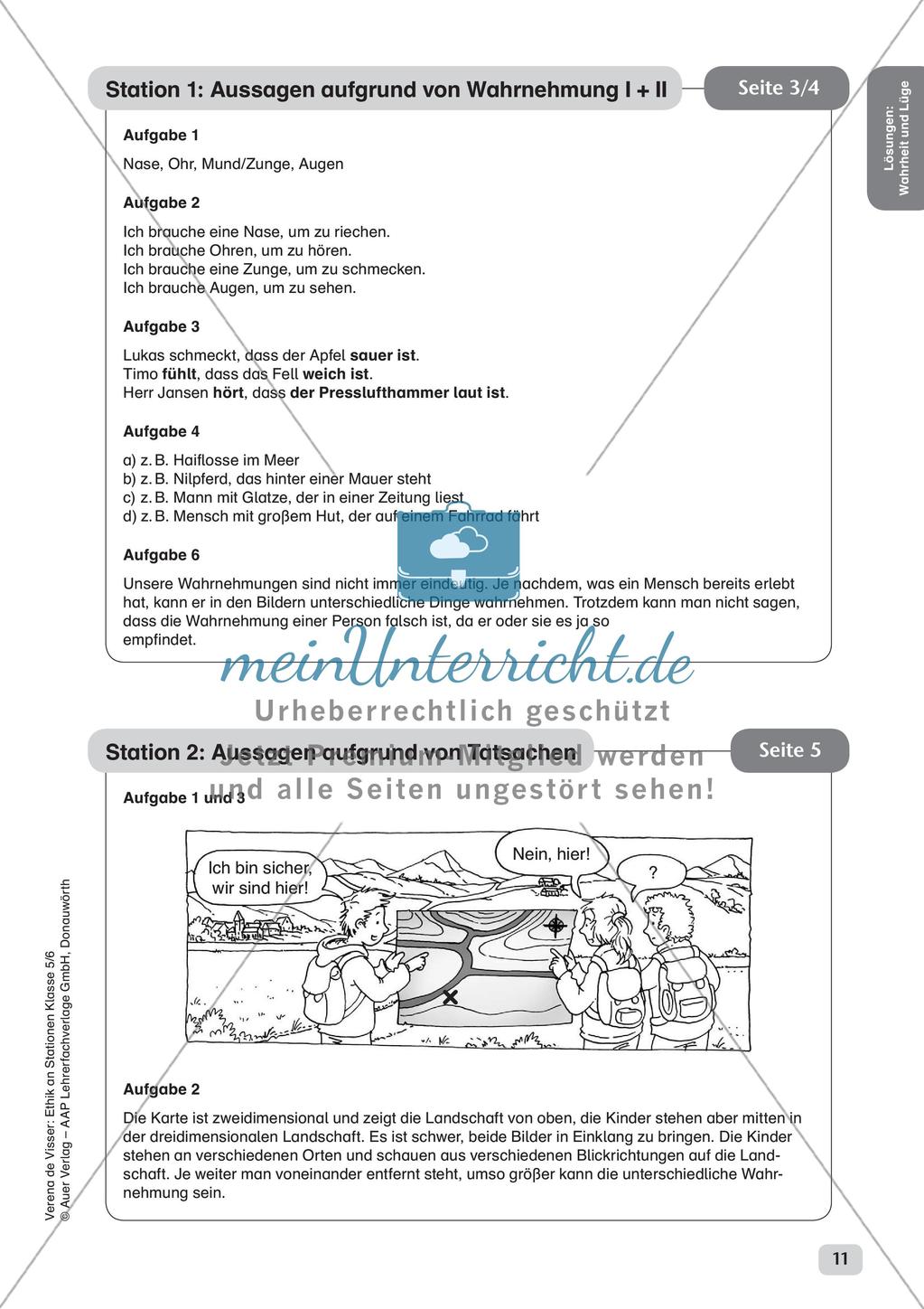 Stationenarbeit: Wahrheit und Lüge Preview 13