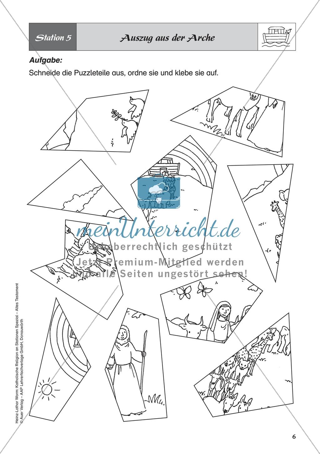 Kath. Religion an Stationen: Altes Testament: Noah und die Sintflut Preview 8