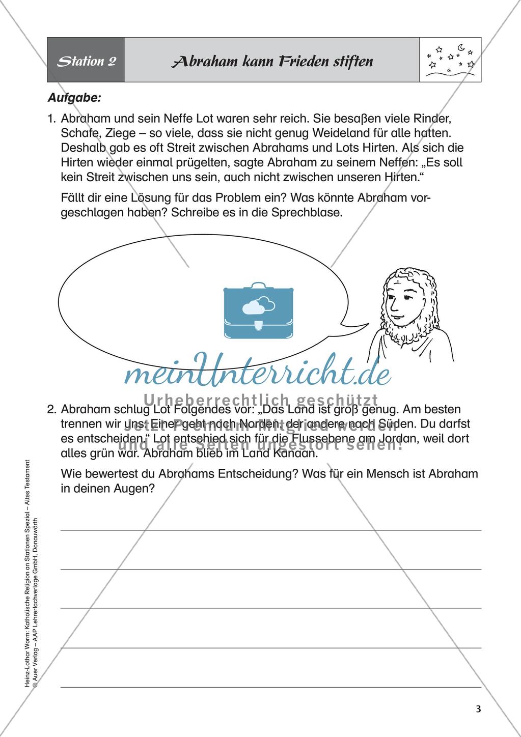 Kath. Religion an Stationen: Altes Testament: Abraham Preview 5