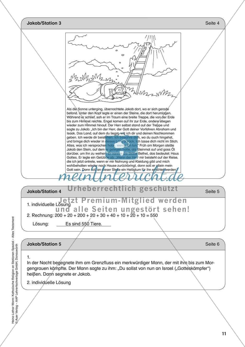 Kath. Religion an Stationen: Altes Testament: Jakob Preview 13