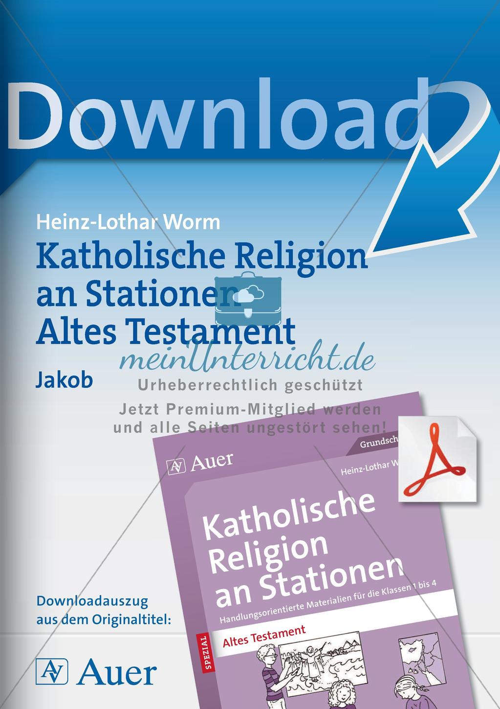 Kath. Religion an Stationen: Altes Testament: Jakob Preview 1