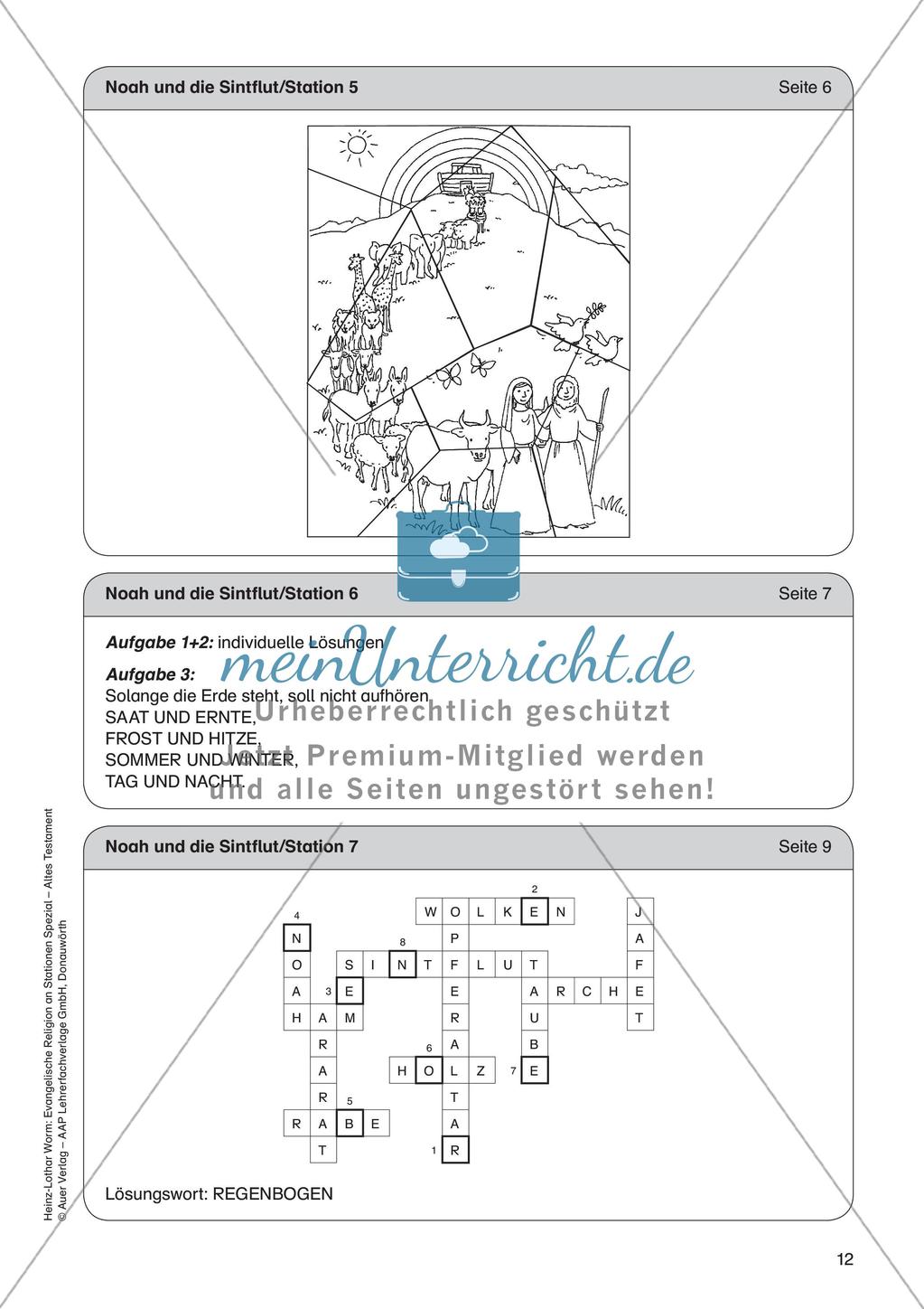 Ev. Religion an Stationen: Altes Testament: Noah und die Sintflut Preview 14