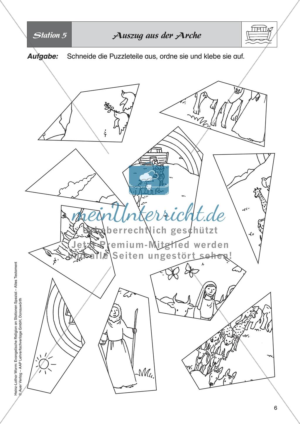 Ev. Religion an Stationen: Altes Testament: Noah und die Sintflut Preview 8