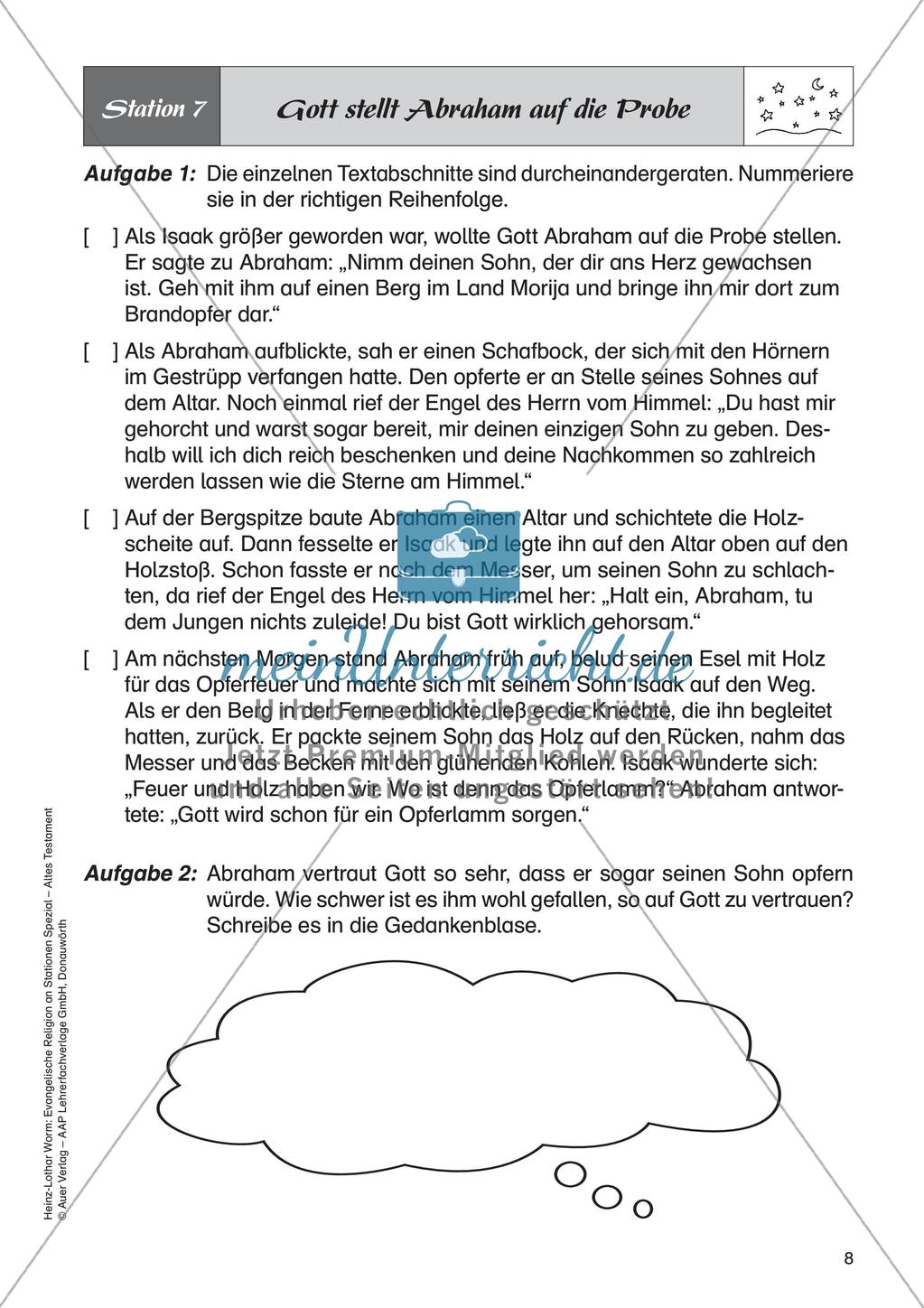 Ev. Religion an Stationen: Altes Testament: Abraham Preview 10
