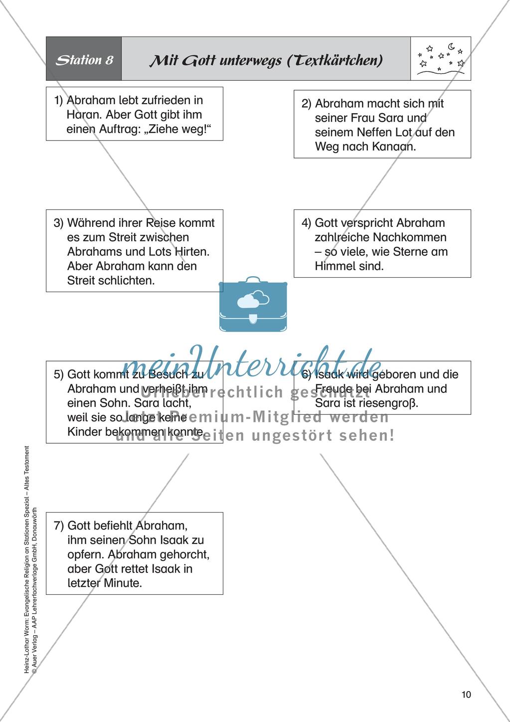 Ev. Religion an Stationen: Altes Testament: Abraham Preview 12