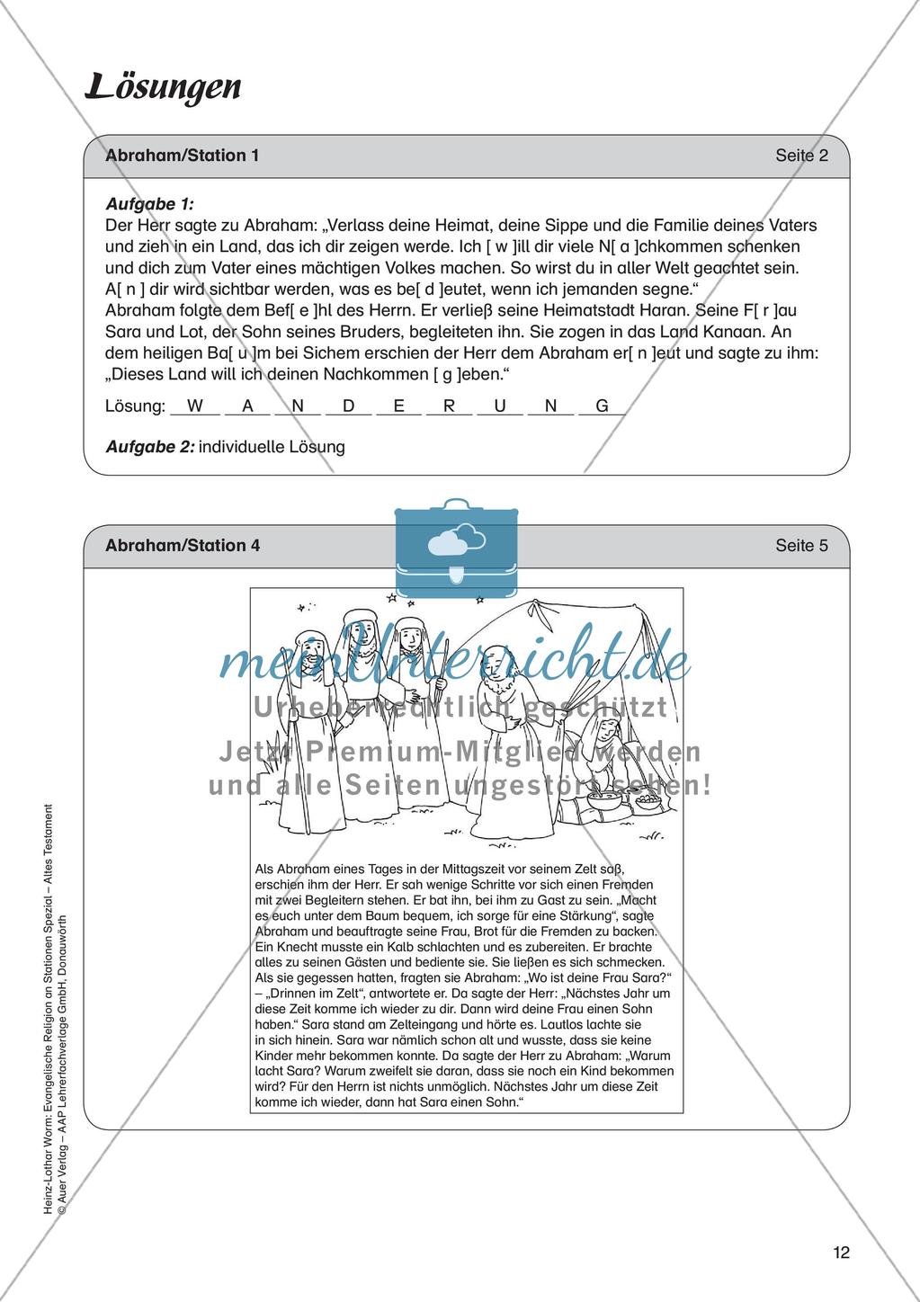 Ev. Religion an Stationen: Altes Testament: Abraham Preview 14