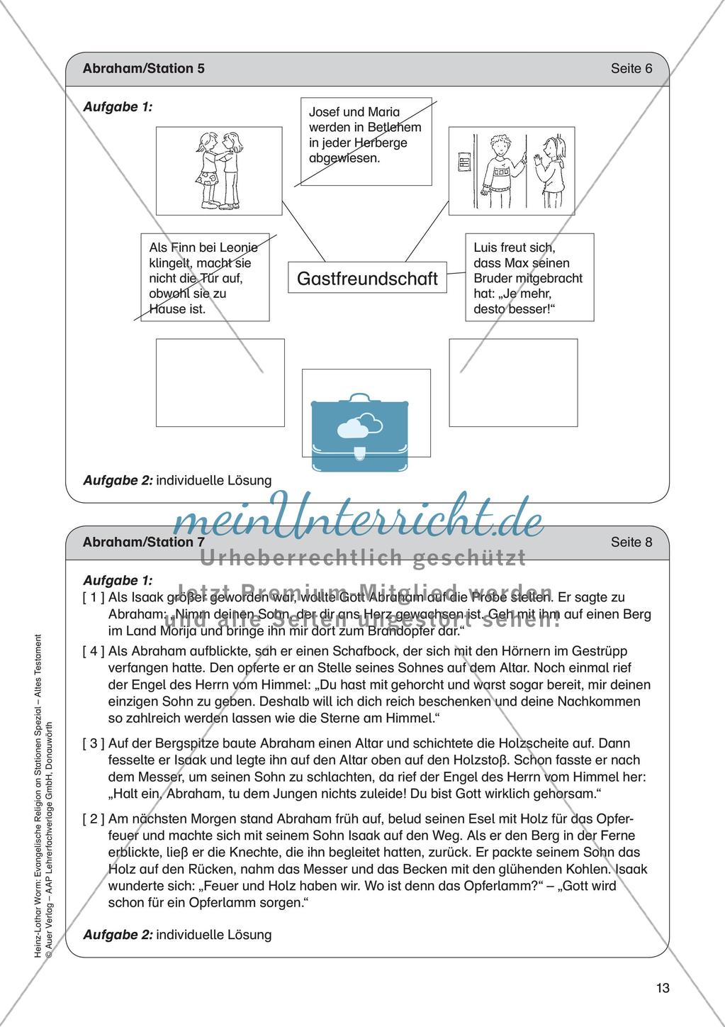Ev. Religion an Stationen: Altes Testament: Abraham Preview 15
