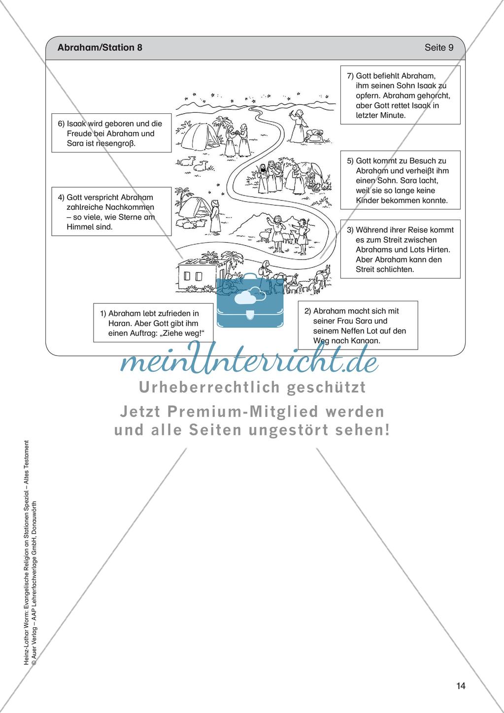 Ev. Religion an Stationen: Altes Testament: Abraham Preview 16