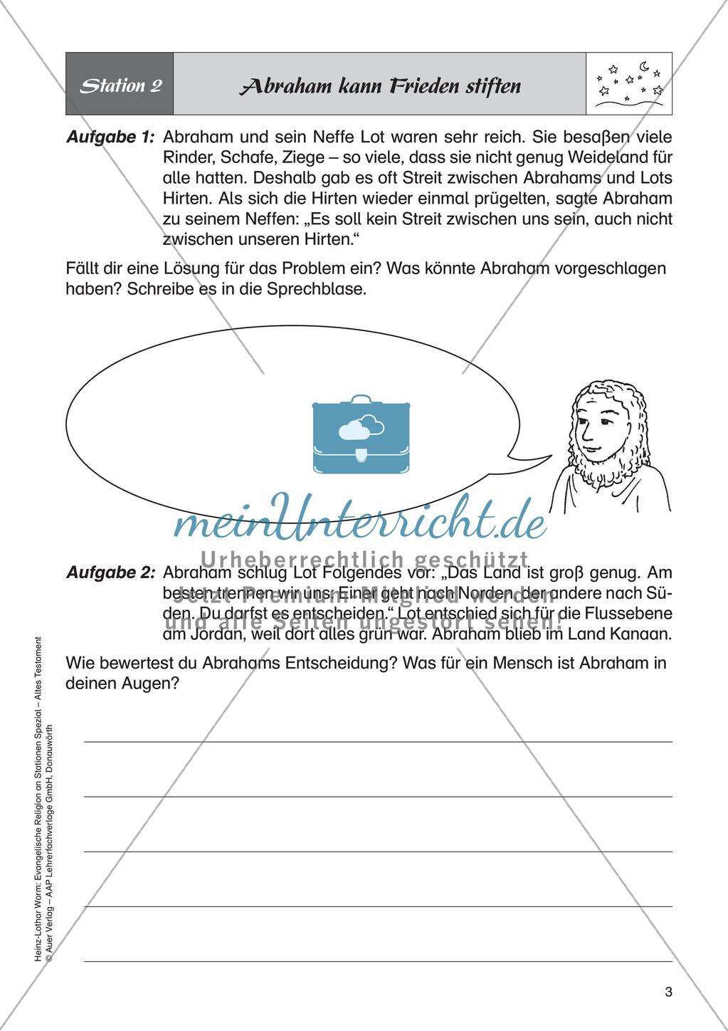 Ev. Religion an Stationen: Altes Testament: Abraham Preview 5