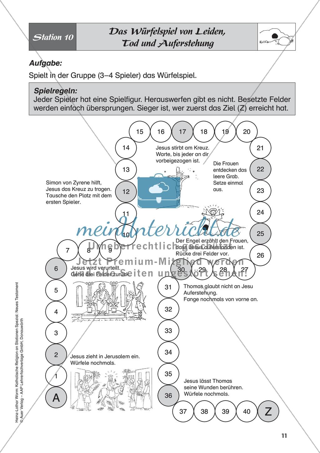 Kath. Religion an Stationen: Neues Testament: Jesu Tod und Auferstehung Preview 13
