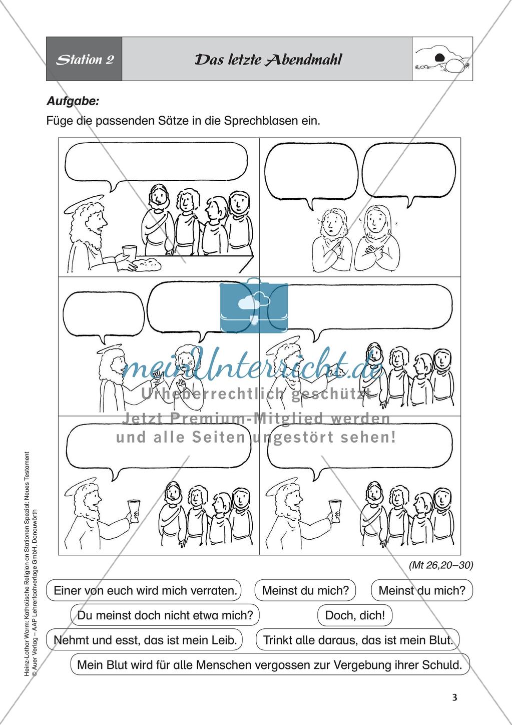 Kath. Religion an Stationen: Neues Testament: Jesu Tod und Auferstehung Preview 5