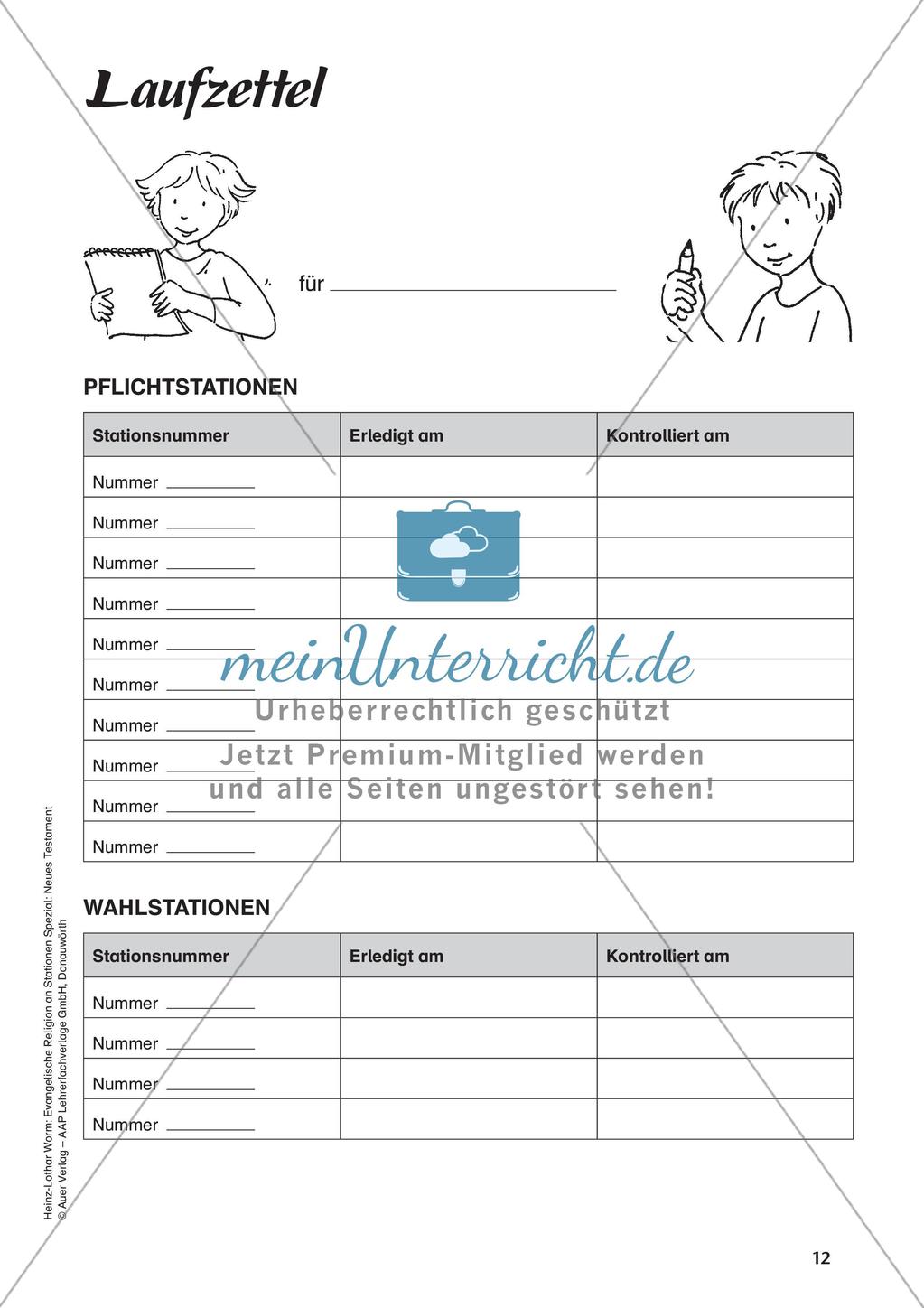 Ev. Religion an Stationen: Neues Testament: Jesu Tod und Auferstehung Preview 14