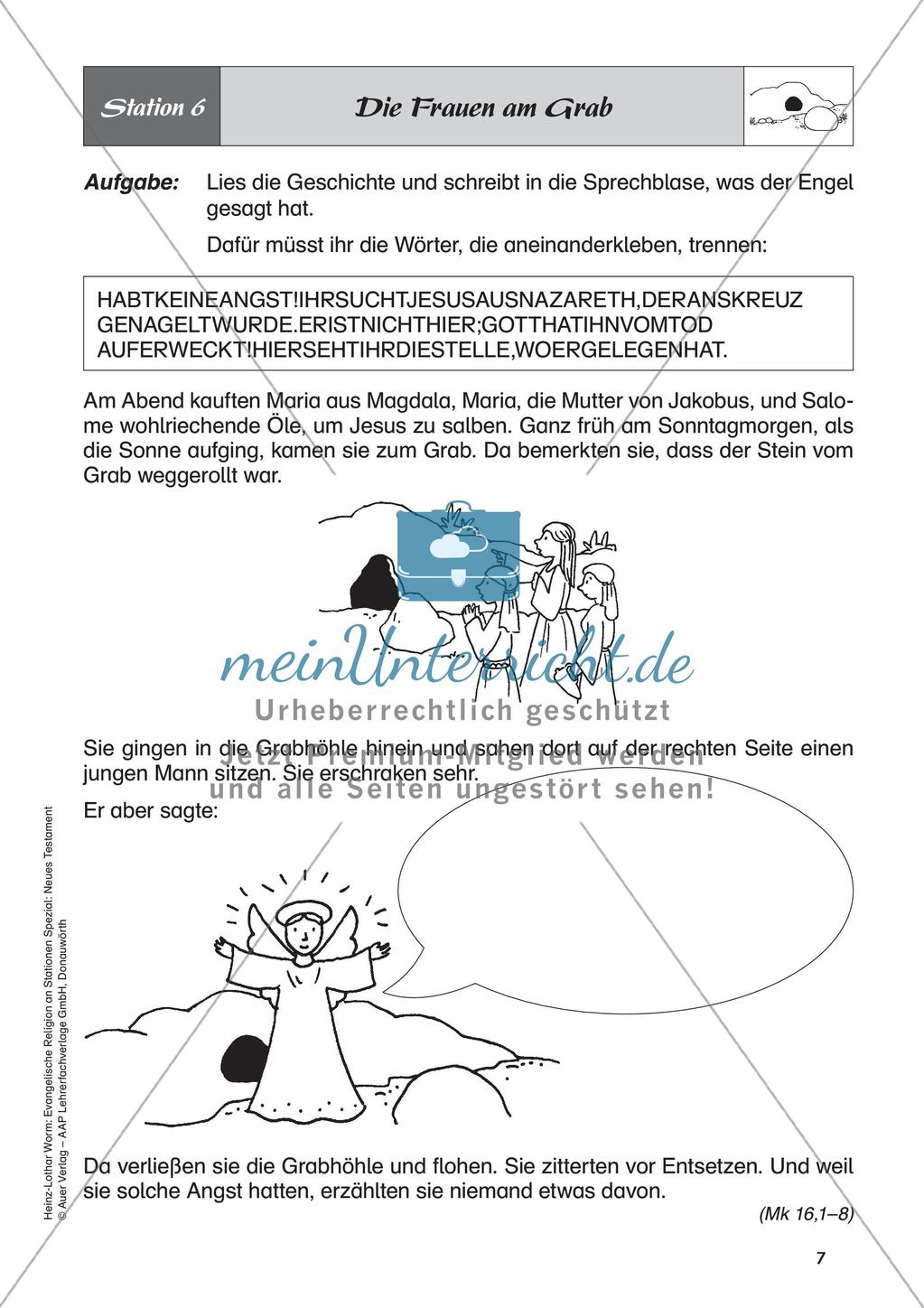 Ev. Religion an Stationen: Neues Testament: Jesu Tod und Auferstehung Preview 9