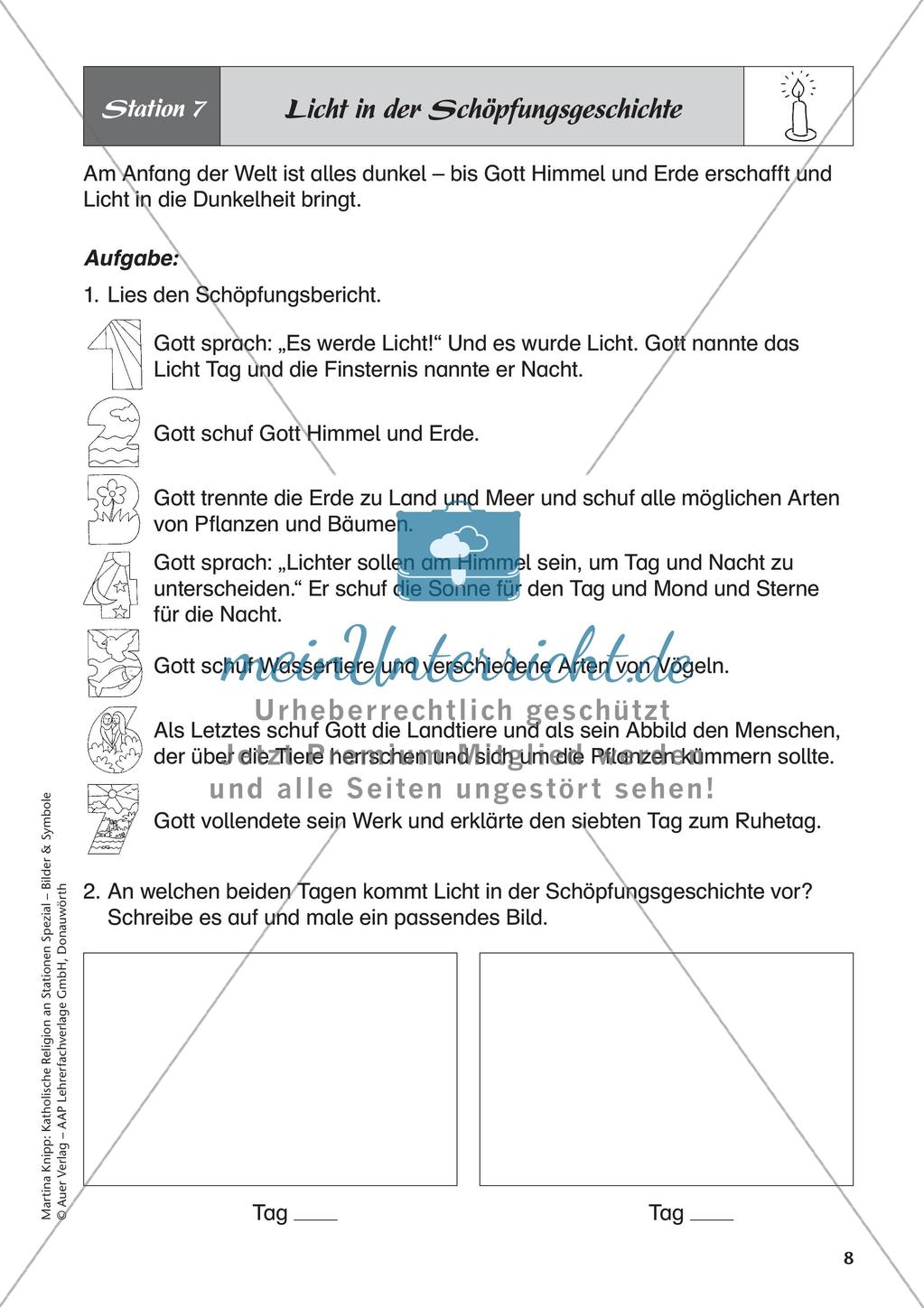 Kath. Religion an Stationen: Symbol Licht Preview 10